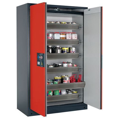 Armoire Sécurité Q-pegasus-90 Q90.195.120.wdac Gris/rouge