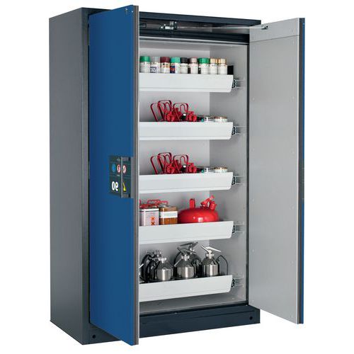 Armoire Sécurité Q-pegasus-90 Q90.195.120.wdac Gris/bleu