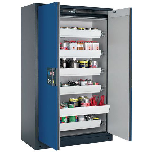 Armoire Sécurité Q-pegasus-90 Q90.195.120.wdac Gris/bleu