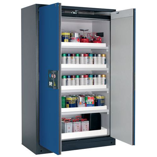 Armoire Sécurité Q-pegasus-90 Q90.195.120.wdac Gris/bleu