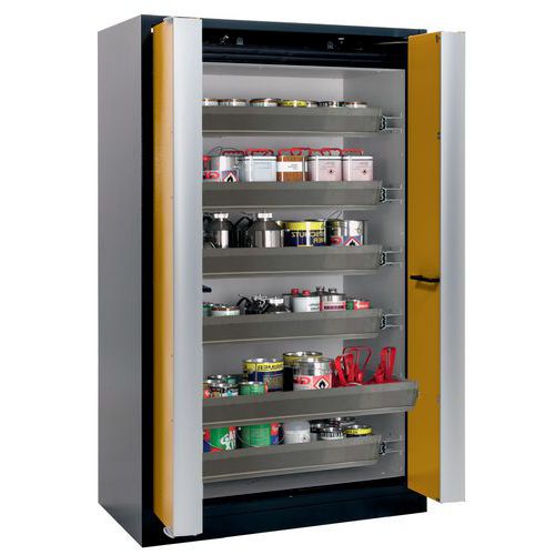 Armoire Sécurité Q-phoenix-90 Q90.195.120.fd Gris/jaune