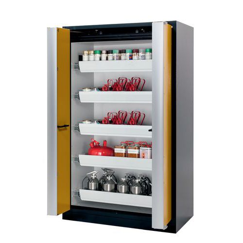 Armoire Sécurité Q-phoenix-90 Q90.195.120.fd Gris/jaune