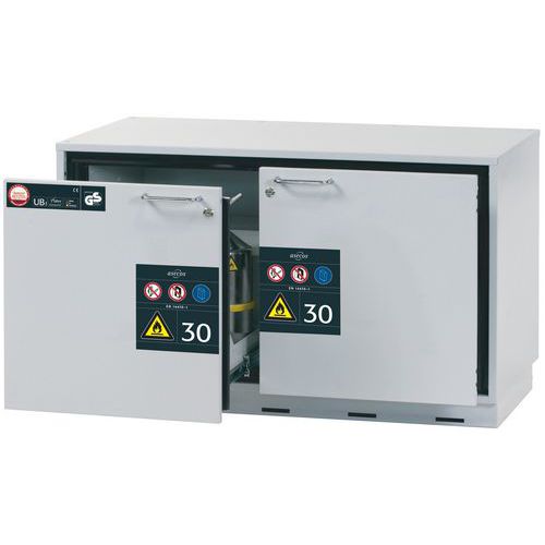 Armoire Sécurité Sous Paillasse Ub-s-30 Ub30.060.110.2s Gris