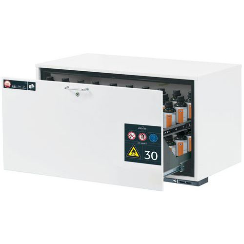 Armoire Sécurité Sous Paillasse Ub-s-30 Ub30.060.110.s Blanc