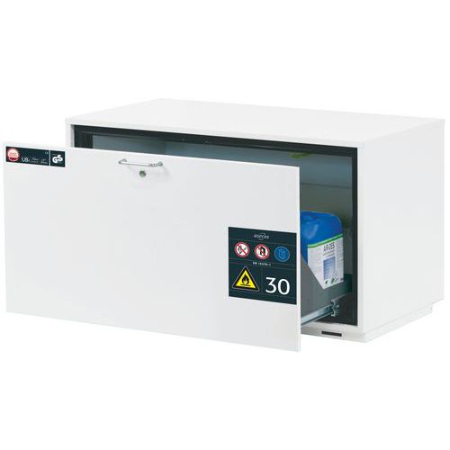 Armoire Sécurité Sous Paillasse Ub-s-30 Ub30.060.110.s Blanc