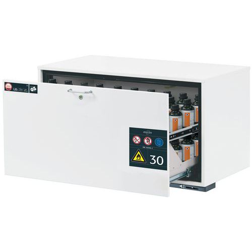 Armoire Sécurité Sous Paillasse Ub-s-30 Ub30.060.110.s Blanc