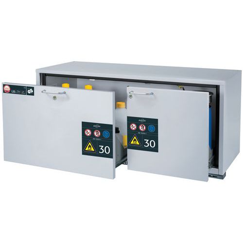 Armoire Sécurité Sous Paillasse Ub-s-30 Ub30.060.140.2s Gris