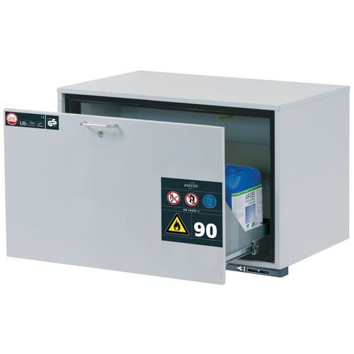 Armoire Sécurité Sous Paillasse Ub-s-90 Ub90.060.089.s Gris