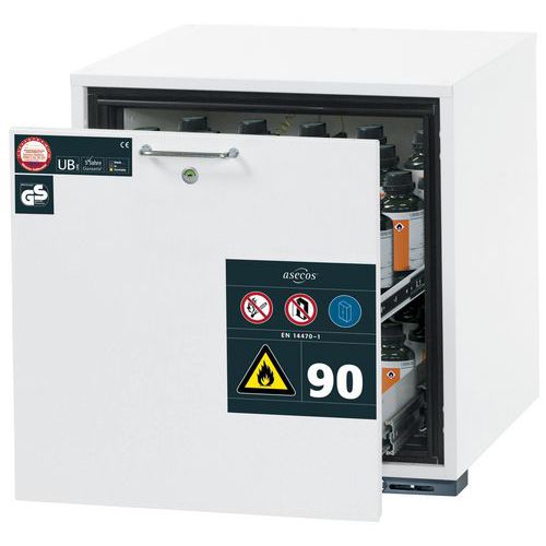 Armoire Sécurité Sous Paillasse Ub-s-90 Ub90.060.059.s Blanc