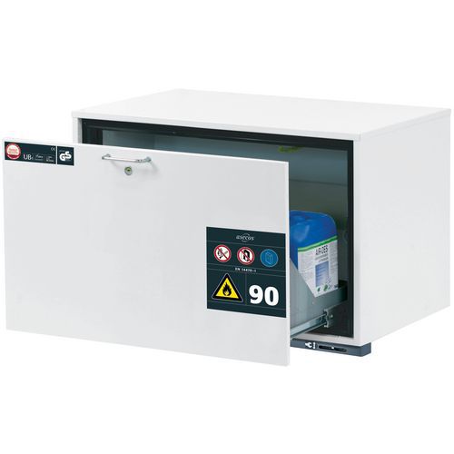 Armoire Sécurité Sous Paillasse Ub-s-90 Ub90.060.089.s Blanc