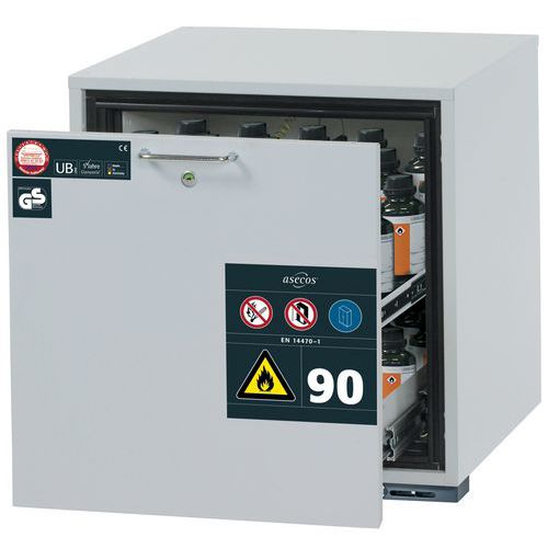 Armoire Sécurité Sous Paillasse Ub-s-90 Ub90.060.059.s Gris