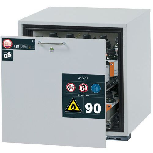 Armoire Sécurité Sous Paillasse Ub-s-90 Ub90.060.059.s Gris