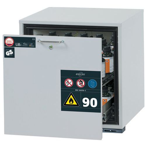 Armoire Sécurité Sous Paillasse Ub-s-90 Ub90.060.059.s Gris