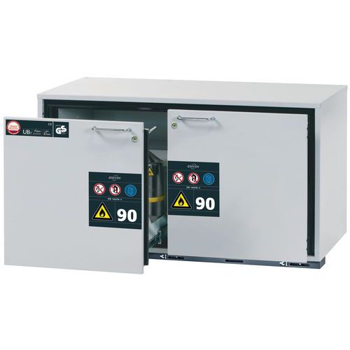 Armoire Sécurité Sous Paillasse Ub-s-90 Ub90.060.110.2s Gris