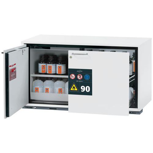 Armoire Sécurité S. Paillasse Ub-st-90 Ub90.060.110.st Blanc