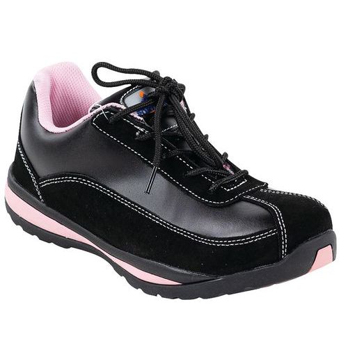 Chaussure De Sécurité Femme S1p Hro Fw39 Noir/rose 36