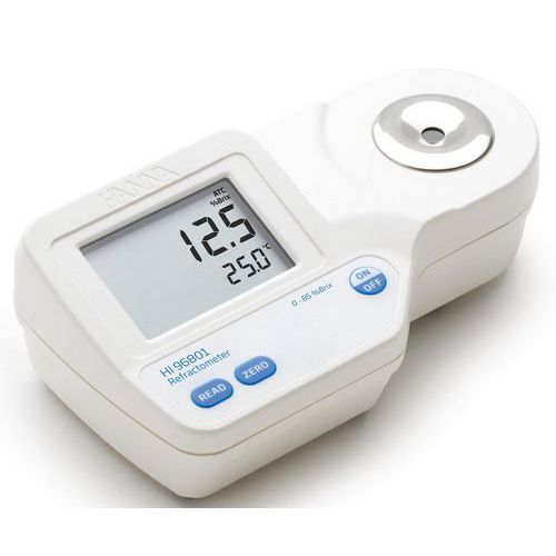 Hanna Instruments - Réfractomètre Numérique Portatif Étanche - Alimentaire Eau - Précision Température ± 0.3 °C