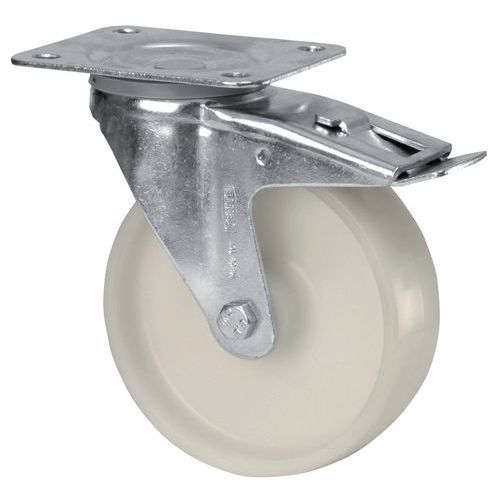 Roulette Pivotante à Platine Force : 200 à Rouleaux