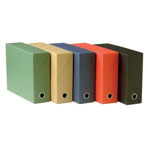 Boîte de classement ou d'archivage en carton - Dos largeur 9 cm - Elba Boîte de classement ou d'archivage en carton - Dos largeur 9 cm - Elba