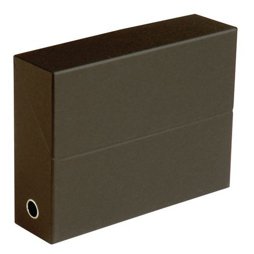 Boîte De Classement Carton - Dos Largeur 9 Cm Noir