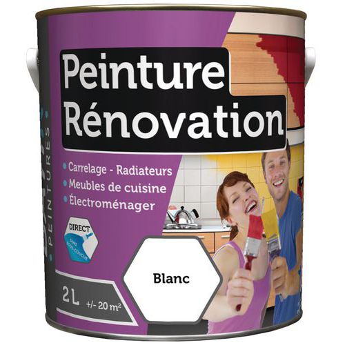 Peinture Renovation Satin Batir - 2l Blanc