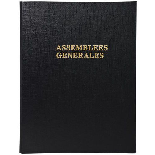 Registre Délibérations + Recharge Assemblées Générales