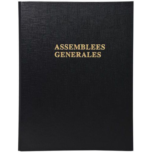 Carton De 10 Reliures 32x25cm 4 Ann. Assemblées Générales