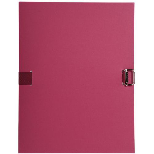 Chemise Papier Toilé à Sangle Dos Extensible - Bordeaux