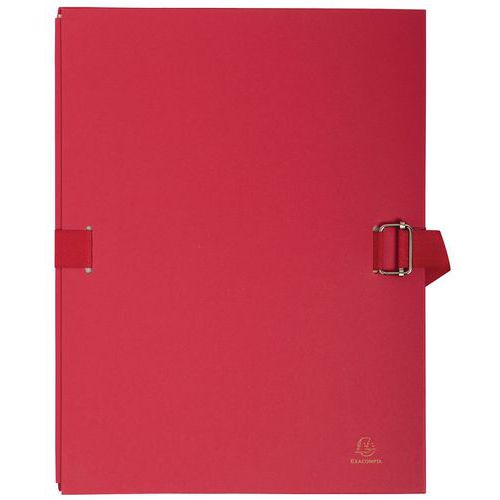 Chemise Papier Toilé à Sangle Dos Extensible - Rouge