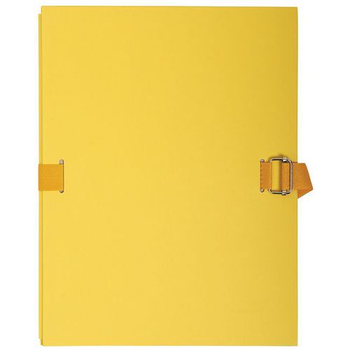 Chemise Papier Toilé à Sangle Dos Extensible - Jaune