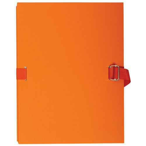 Chemise Papier Toilé à Sangle Dos Extensible - Orange