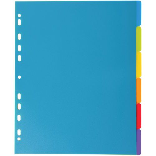 Intercalaires En Polypropylène 6 Positions Campus - A4 Maxi