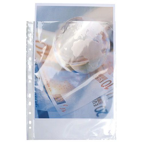 Sachet De 50 Pochet. Perf. Pp Lisse Haute Qualité 9/100e A4