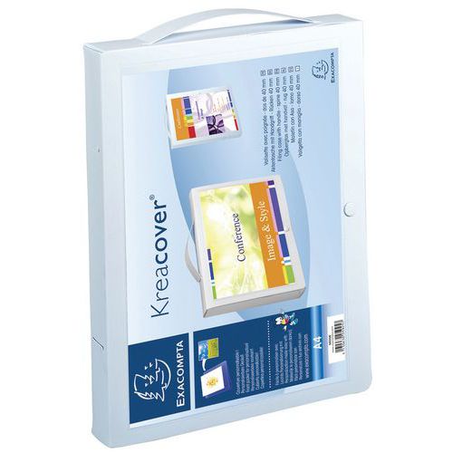 Valisette à Poignée Amovible Pp Opaque 8/10ème Krea C. Blanc