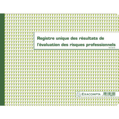 Registre Des Résultats De L'évaluation Des Risques Prof.