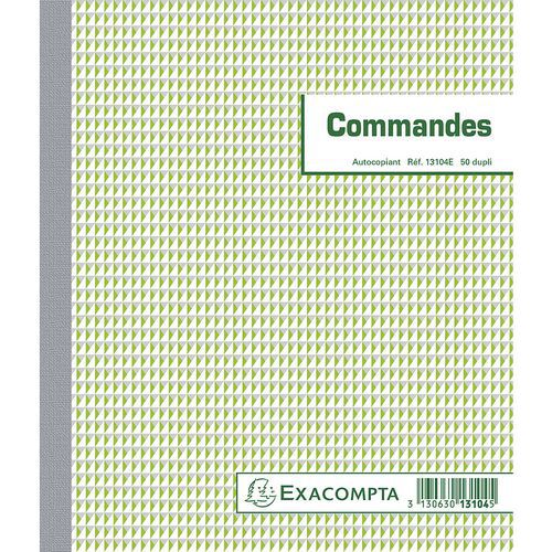 Manifold Commandes 21x18 Cm 50 Feuillets Dupli Autocopiants