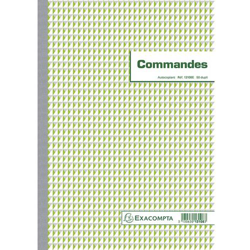 Manifold Commandes 297x21cm 50 Feuillets Dupli Autocopiants