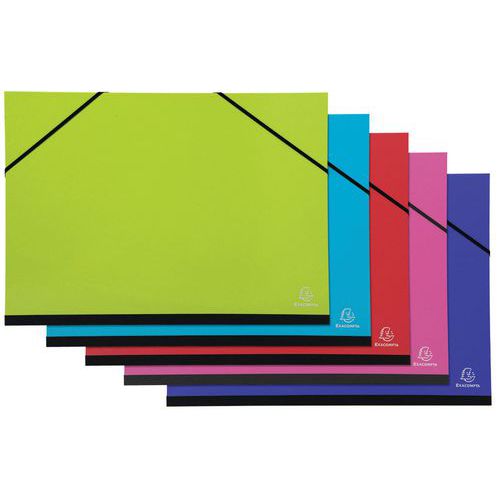 Carton à Dessins Avec Ã‰lastiques Iderama A3 Col. Assort.