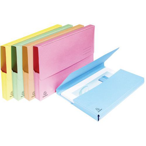 Paq. 25 Chem. Poche Super 210 245x325cm Nf A4 Col. Assort.