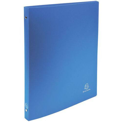 Classeur 4 Anneaux 15 Mm Pp Opaque - A4 - Bleu Clair