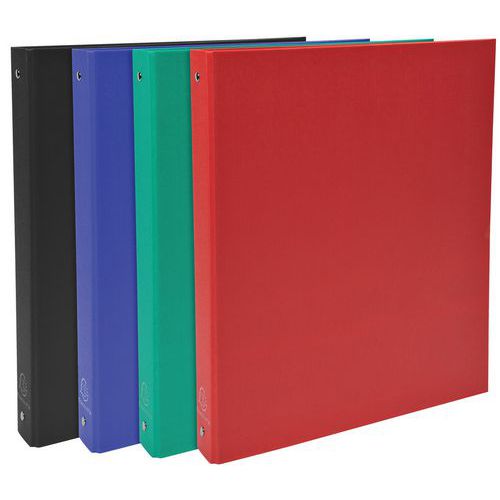 Class. Remb. Pp 4 Ann. 30mm A4 Assort (vert Rge Bleu Noir)