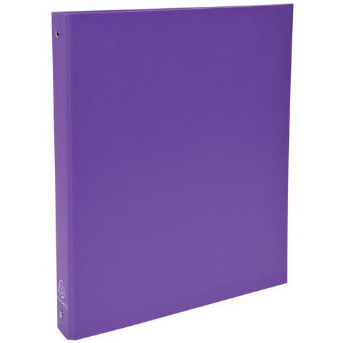 Classeur Rembordé Polypropylène 4 Anneaux 30mm - A4 - Violet
