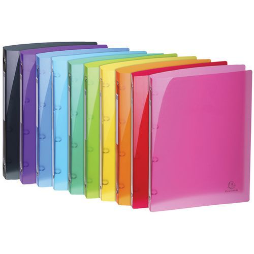 Class. 4 Anneaux 15mm Iderama Pp 5/10e A4 Couleurs Assorties