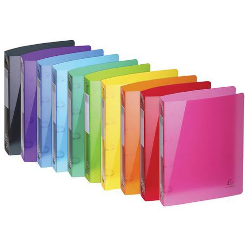 Class. 4 Anneaux 30mm Iderama Pp 7/10e A4 Maxi Col. Assort.