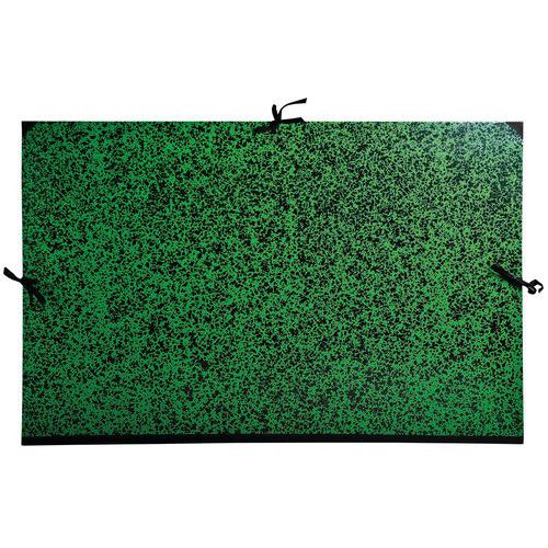 Carton à Dessin Annonay Avec Rubans 75x105cm Pour B1 Vert