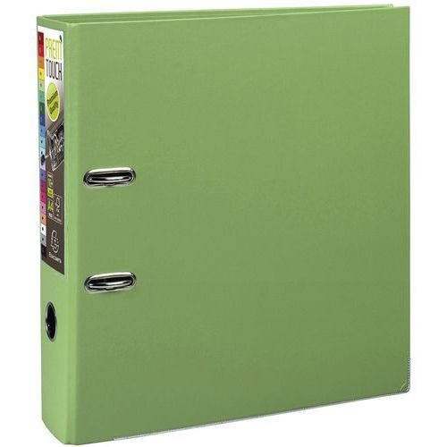 Classeur à Levier Prem'touch - Dos 80mm - A4 Maxi Vert Anis