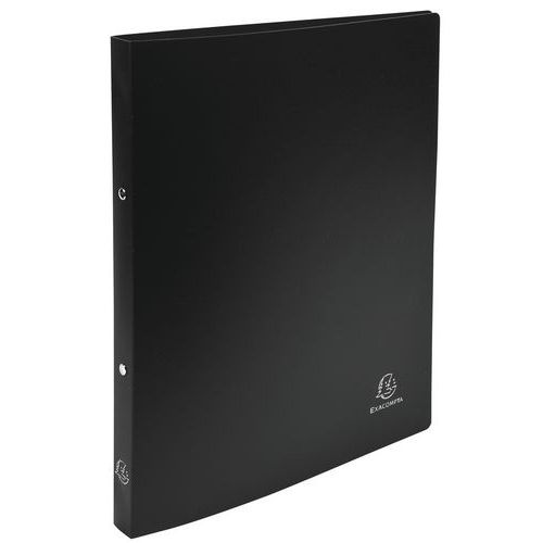 Classeur 2 Anneaux 15 Mm Polypropylène Opaque - A4 - Noir