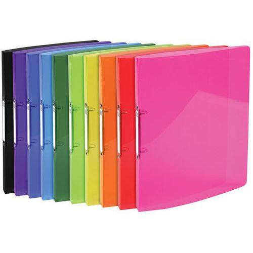 Class. 2 Anneaux 15mm Iderama Pp 5/10e A4 Couleurs Assorties