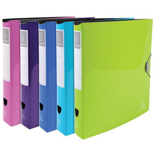 Lot De 10 Classeurs Q-Connect A4 2 Anneaux - Polypropylène Couleurs Assorties