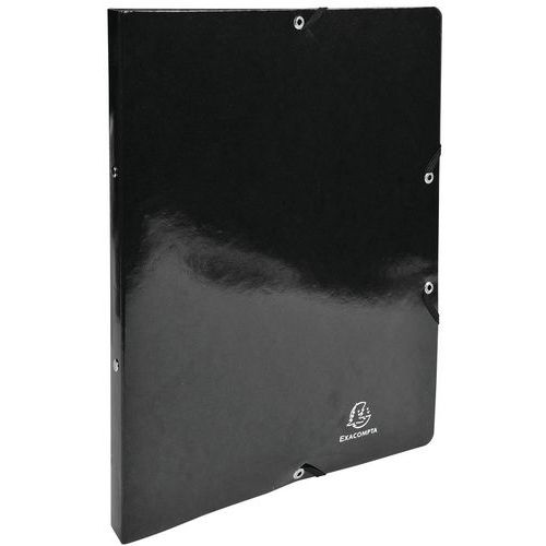 Classeur à lastiques 2 Anneaux 15mm Iderama - A4 - Noir